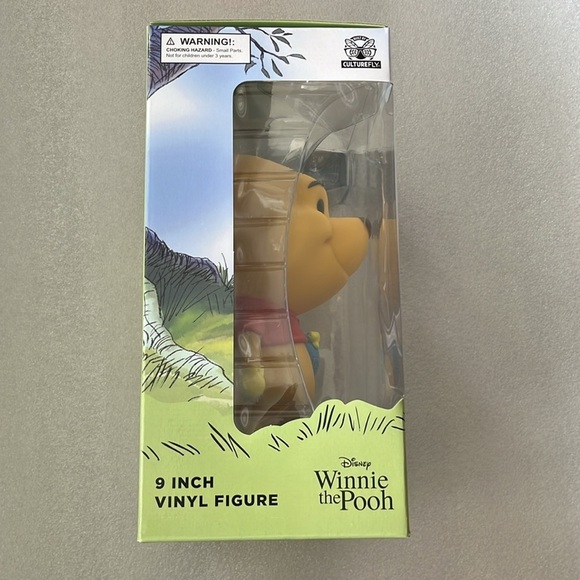 🆕 Disney Winnie the Pooh with Hunny Pot 9 Inch Vinyl Figure 5”x 9” - Picture 4 of 6